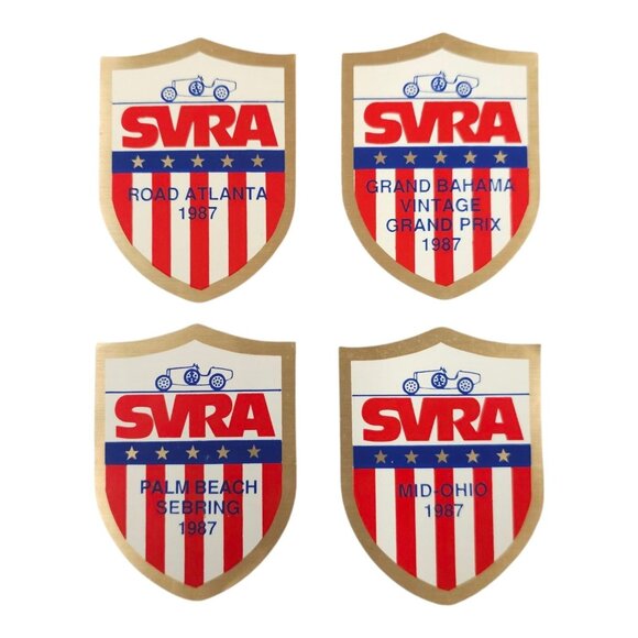 SVRA Grand Bahama Mid Ohio Palm Beach Road Atlanta 1987 Decal Sticker Lot NOS - Picture 1 of 8